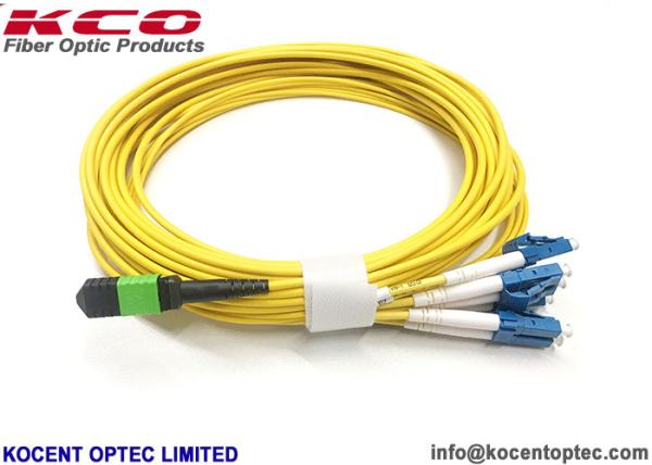 Buy ODM MPO MTP Patch Cord 8 Cores LC/UPC Single Mode G652D Durable For FTTH GPON at wholesale prices