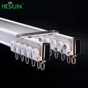 Quality 19ft Double Curved Curtain Track Aluminium Ceiling Mount Bendable for sale