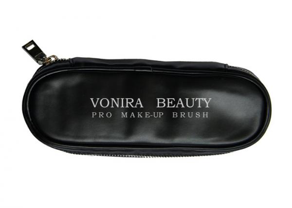 Buy High Quality Women Makeup Brush Bag Vintage Cosmetic Pouch PU Leather Travel Toiletry Holder at wholesale prices
