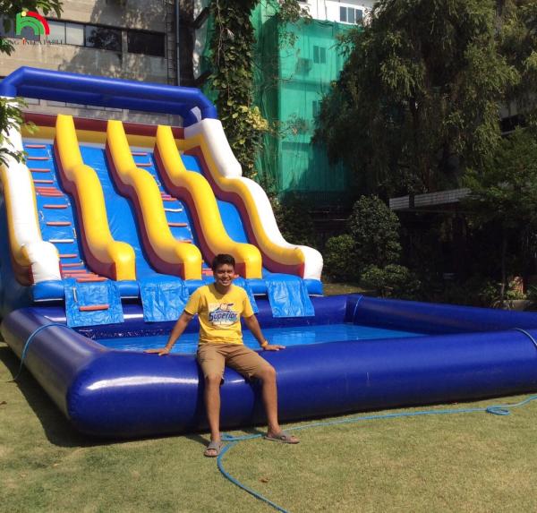 Buy Inflatable Dry Slide Outdoor Bouncy Inflatable Water Slides For Pool Inflatable Slides For Water Park at wholesale prices