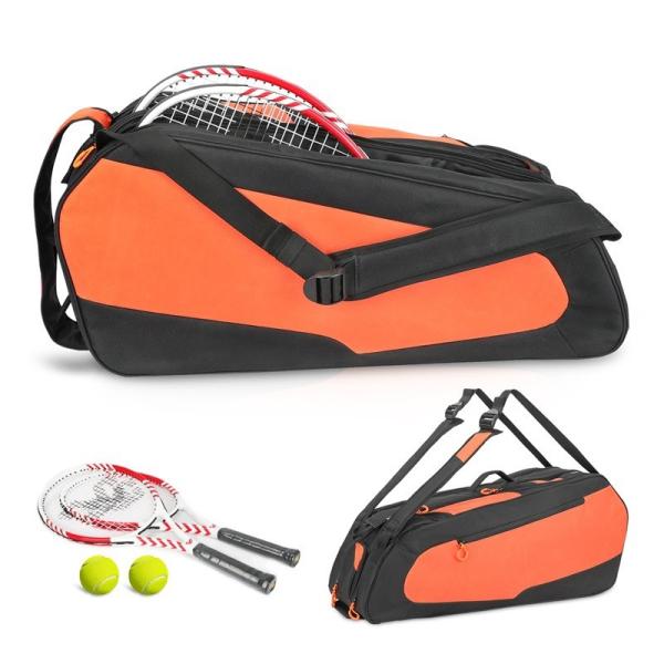 Baseline Racquet Bag Backpack , Squash Bag With Shoe Compartment