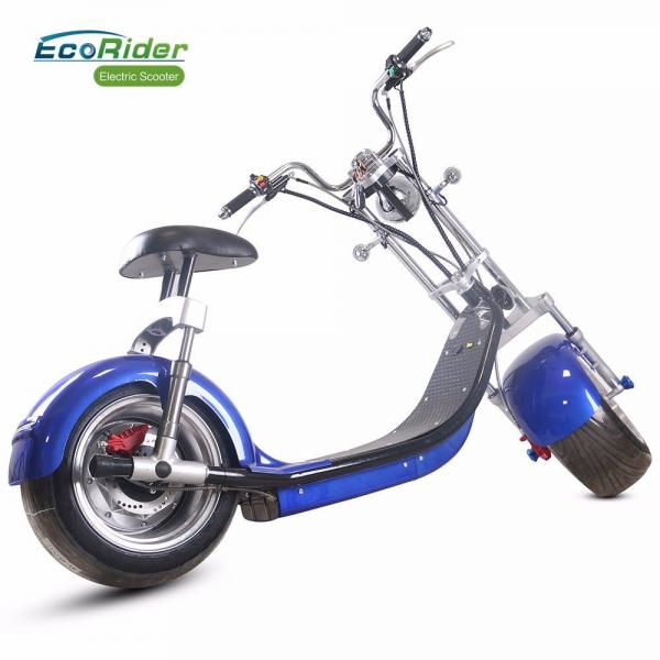 60v 12ah Lithium Battery Scooter , Battery Razor Scooter 1000w Brushless Hub Motor For Adults