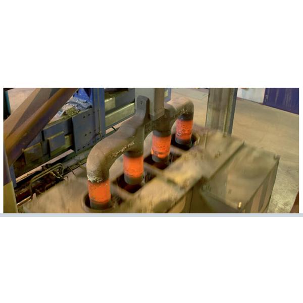 Medium Frequency Induction Forging Machine Furnace For Steel Rod End