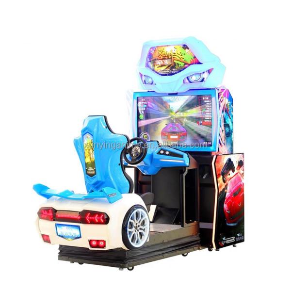 42Inch Dynamic Driving Racing Car Simulator Arcade Game For 1-2 Players