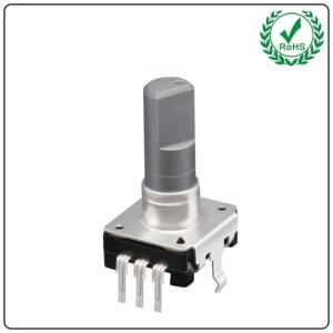 Quality EC12 Rotary Encoder With Insulated Shaft Push Button Switch Rotary Encoder Rotary 360 for sale