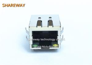 China 2250013-1 RJ45 Connector With Integrated Transformer For HUB,PC card, Switch, Route, PC Mainboard, SDH, PDH, IP Phone on sale