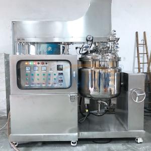 Quality LIANHE Cream Vacuum Emulsifier Mixer 200L SUS316L Homogenizer for sale