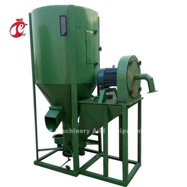 Buy 2 Tons Livestock Poultry Feed Machine Vertical Type Feed Mixer And Grinder Machine Emily at wholesale prices