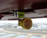 Mining Tunneling Monitoring Reflector Prism With L Shape Bracket and Rain Hood