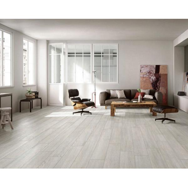 Light Gray Wood Effect Porcelain Tiles 200x1200mm 9.5mm