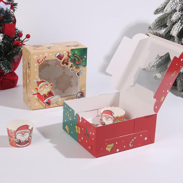 2025 Luxury Christmas Holiday Gift Boxes Kraft Paper Packing Festive Custom Printed Gift Boxes for Holiday Season