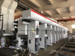 Roll To Roll Multi Colour Rotogravure Printing Machine / Plastic Gravure