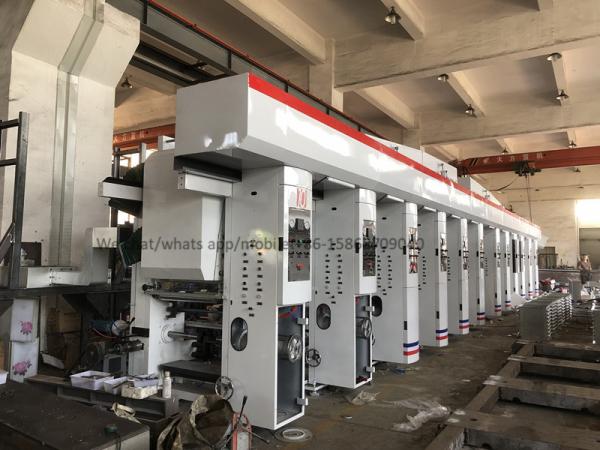 Buy Roll To Roll Multi Colour Rotogravure Printing Machine / Plastic Gravure Printing Machine at wholesale prices