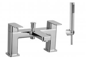 Quality Double Handle Shower Faucet Mixer Taps Brass Material for Bathroom for sale