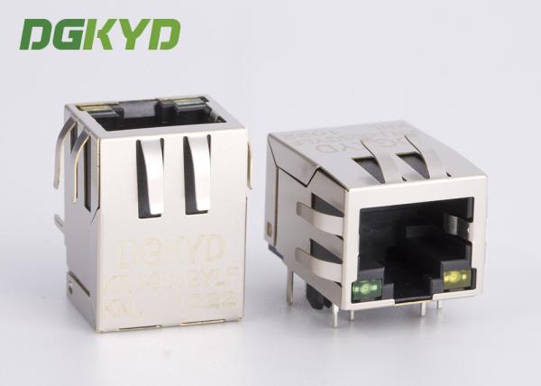 Buy Surface Mount Shielded RJ45 Single Port Jack With Ethernet Filter G/Y LED at wholesale prices