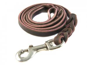 Quality High quality braided rope pet dog collar chain leash dog collars in leather for sale