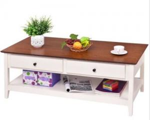 Quality Convenient Modern Low Living Room Table With Drawers Improve Interior Design for sale