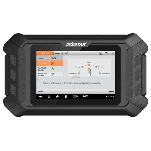 OBDSTAR iScan for MERCURY Marine Diagnostic Tablet with Special Functions Support G3/ DFI 2/ Optimax/ Seapro/ Verado/ 40HP-300HP