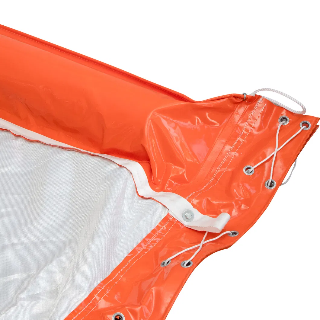 Permeable Aquatic Floating Silt Curtain For Aquatic Environments Eco Friendly Oil Spilling Boom PVC Floating Silt Curtain