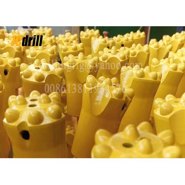 Tapered Button Rock Drill Bits For Pneumatic Rock Drill Used In Drifting And Tunneling