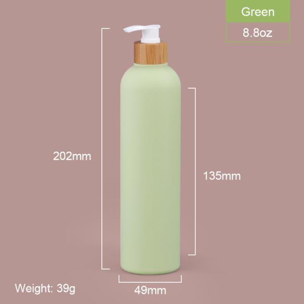 400ml 500ml Soft Touch Cosmetic Squeeze Bottle With Bamboo Lid For Shampoo Body Butter Lotion
