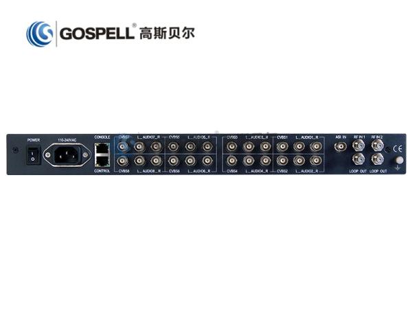 Buy 8 Channel Integrated Receiver Decoder FTA Satellite Receiver For SD MPEG-2 AVC AVS at wholesale prices