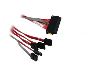 Quality SAS sata cable 32pin SAS to 4,used in CD, DVD, Tapes devices for sale