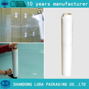 China Manual Stretch Wrap Pallet Wrap Plastic Film filme stretch plastic on sale