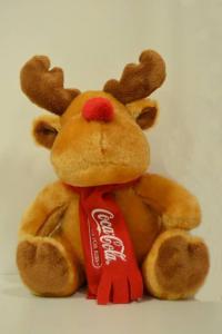 Quality Coca Cola Reindeer Soft Toy Plush Toy for sale