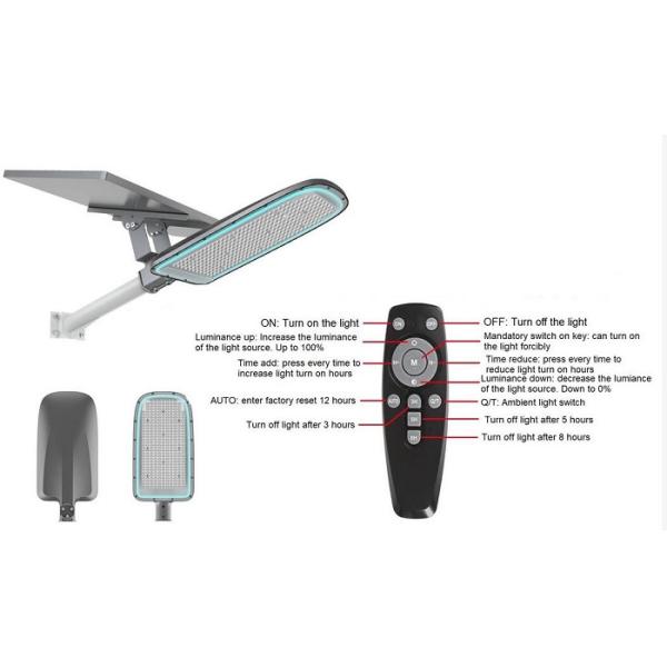 Courtyard 4000lm All In One LED Solar Street Light