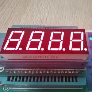 Quality 4 Digit 14.2mm High bright Red 7 Segment LED Display Common Anode For Temperature Control for sale