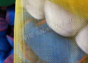 Quality 3.6m Width And 16x16 Eyes Nylon Mesh Net With Red And White Edge Blue for sale