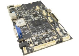 China 10M/100M Ethernet ARM android linux Board , Digital Signage Kiosk PoE ARM Server Board on sale