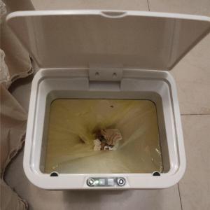 China 100% Touchless Auto Lid Trash Can , Top Open Automatic Garbage Bin on sale