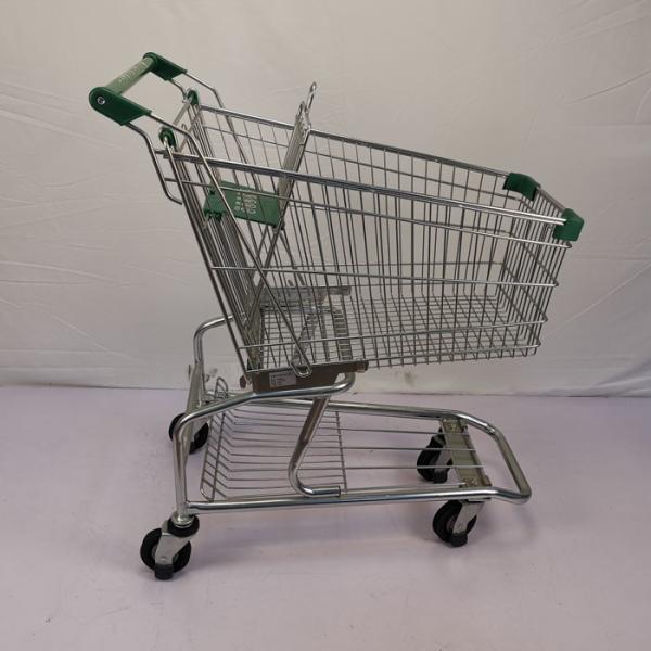 CE 100L Supermarket Grocery Store Shopping Cart Customized Logo And Color