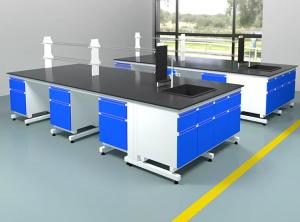 China Gooseneck Design School Laboratory Furniture Dental Laboratory Workstation Side Table on sale