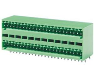 Plug-Terminal Block Socket 2 row right angle pin Pitch : 2.5 mm  / 0.098 in