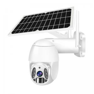 China Smart Outdoor Solar Wireless Surveillance Camera Tuya 4G Home Security PTZ Camera on sale