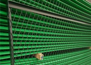 Quality Flatten Green Pvc Coated Expanded Metal Wire Mesh For Security Doors for sale