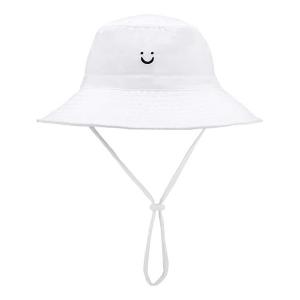 Quality UPF 30+ Baby Girls Neck Shade Flap Bucket Cap Sun Protection Beach Hat for sale