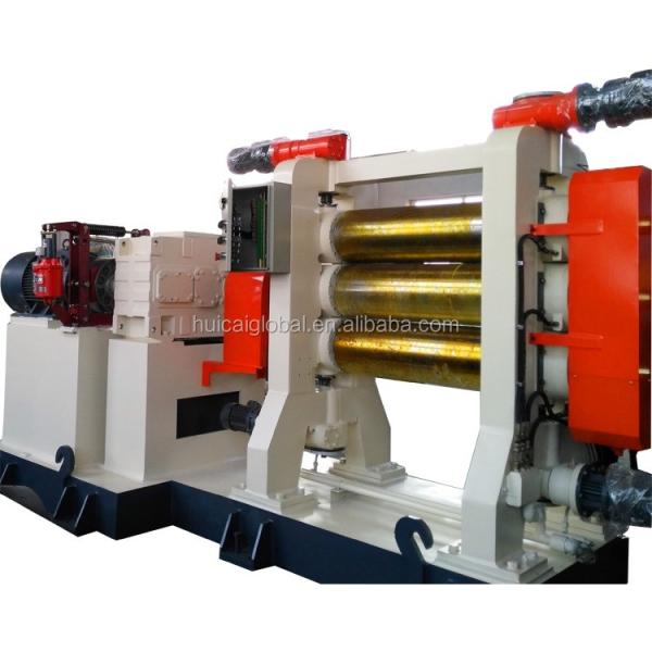 Buy Easy to Operate 3-Roll Rubber Calender Machine for Rubber Sheeting Manufacturing Line at wholesale prices