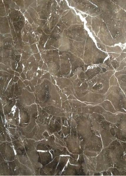 Buy Light / Dark Brown Gloss Marble Floor Tiles Indoor Decoration For Wall / Stair at wholesale prices