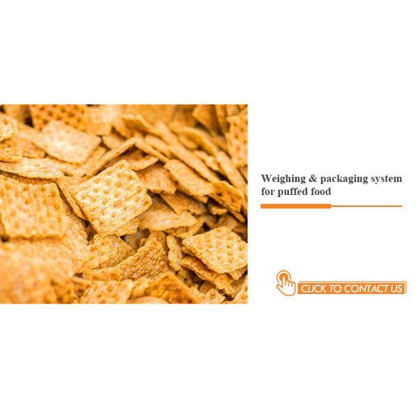 220V Automatic Shrimp Chip Packaging Machine 60-100BPM