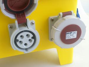 Quality PE Portable Power Distribution Board With Industrial Plugs Sockets for sale