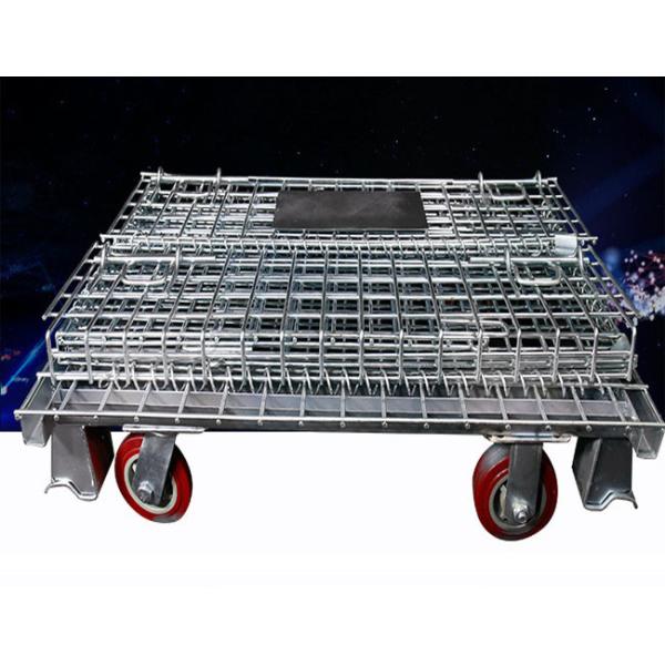 Turnover Storage 4.0mm Foldable Wire Mesh Basket