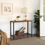 Industrial Console Table, Rustic Sofa Table, Particleboard Console Table,