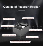 Sinosecu Passport Reader National ID QR Code Scanner with 2592x1944 Optical