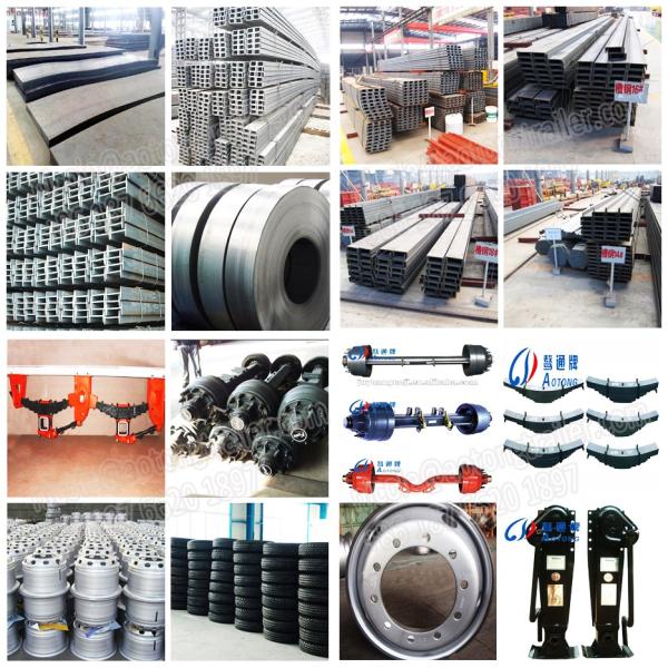 120 Tons Max Payload Drop Deck Lowboy Truck Trailers for Heavy Duty Transportation