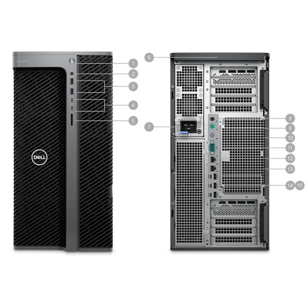 Dell T7920 Workstation Upgrade 24 Thread Processor 512GB Hard Disk 1400W Power Supply