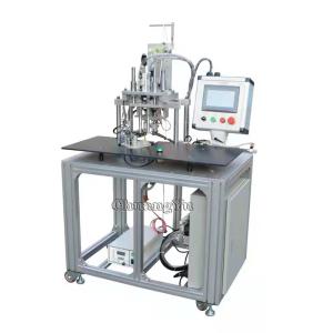 Quality PLC Cup Mask Machine , 20Khz Ultrasonic Earloop Welding Machine 0.06 Mpa for sale